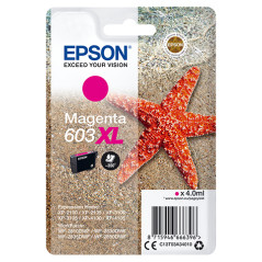 Cartucho tinta epson c13t03a34010 singlepack magenta 603xl estrella de