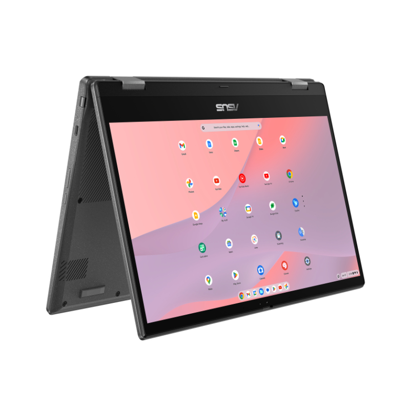 ASUS Chromebook CM14 Flip CL1402FM2A-EC0224 - Ordenador Portátil 14 Full HD (MediaTek Kompanio 520, 8GB RAM, 128GB eMMC, ARM Mal