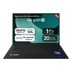 LG Gram 17ZD90T-G.AX88B ordenador portatil Intel Core Ultra 7 255H Por
