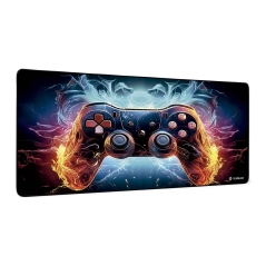 SUBBLIM GameCore XL Alfombrilla de ratón para juegos Negro, Multicolor