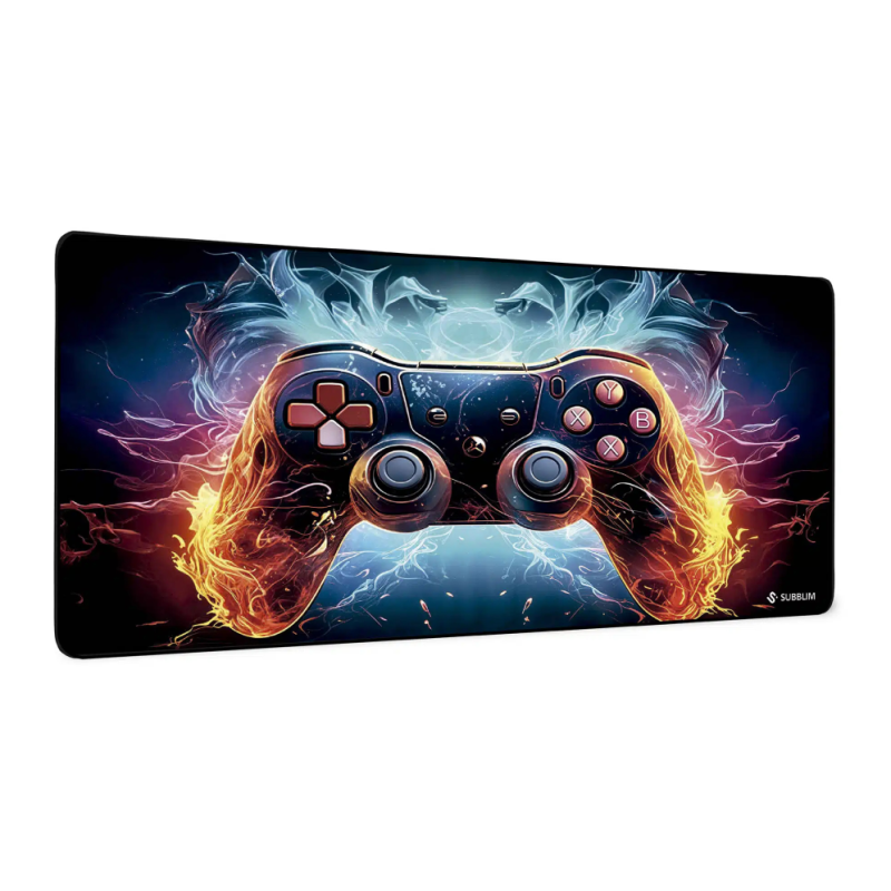 SUBBLIM GameCore XL Alfombrilla de ratón para juegos Negro, Multicolor