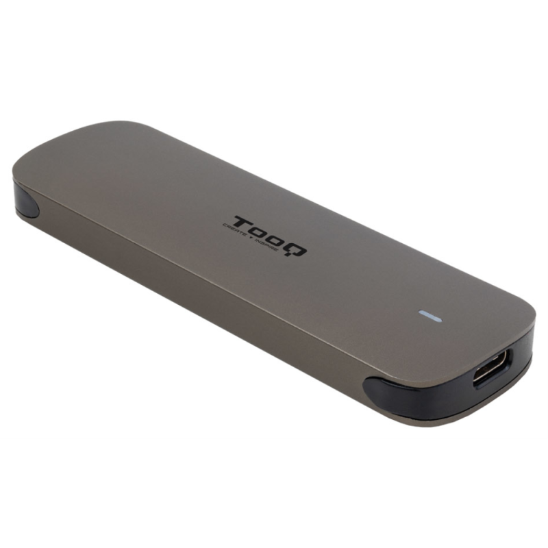TooQ Caja Externa para SSD M.2 NGFF, Marrón