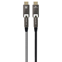 Gembird CCAP-HDMIDD-AOC-20M cable HDMI HDMI Type-A/HDMI Type-D Negro
