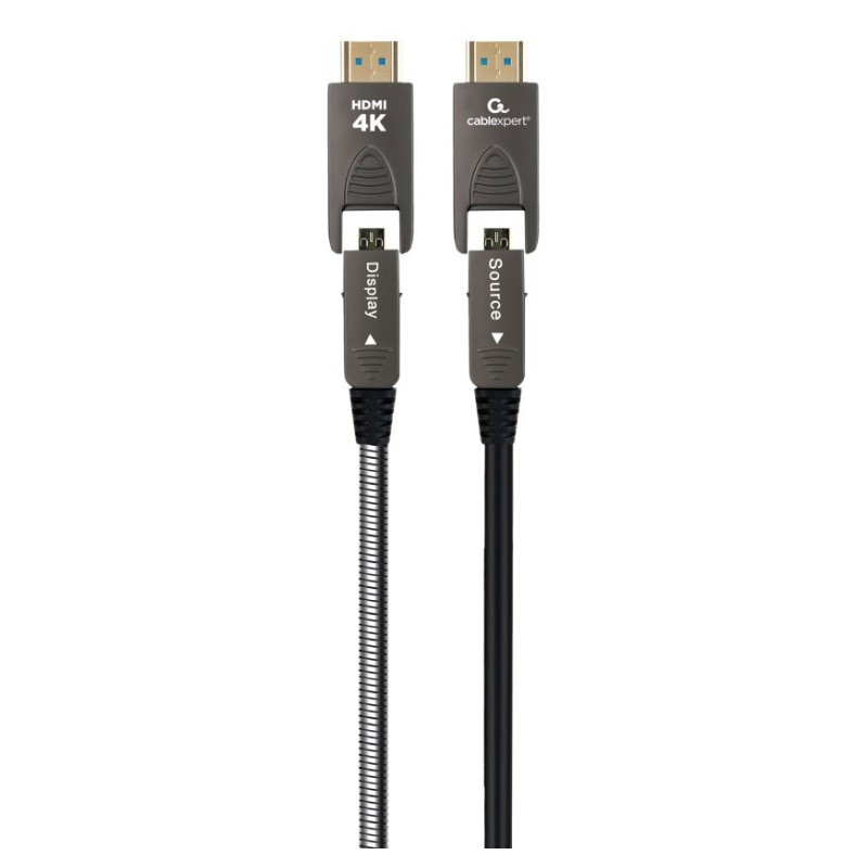 Gembird CCAP-HDMIDD-AOC-20M cable HDMI HDMI Type-A/HDMI Type-D Negro