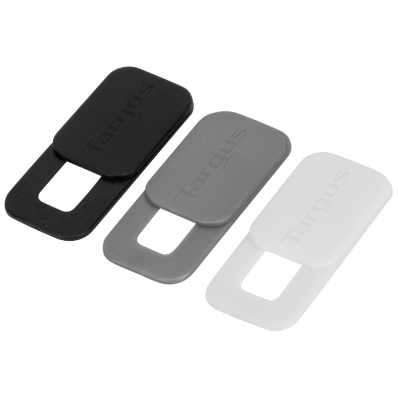 Targus AWH025GL accesorio para cámara web Tapa para webcam Negro, Gris, Blanco