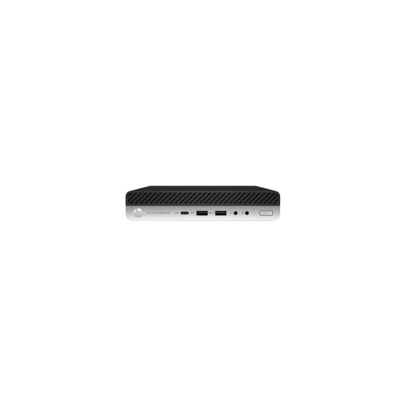 Ordenador reacondicionado mini hp elitedesk 800 g3 - i5 - 7th - 8gb - 256gb m2 - win 10 pro - sin cable trébol - sin vga