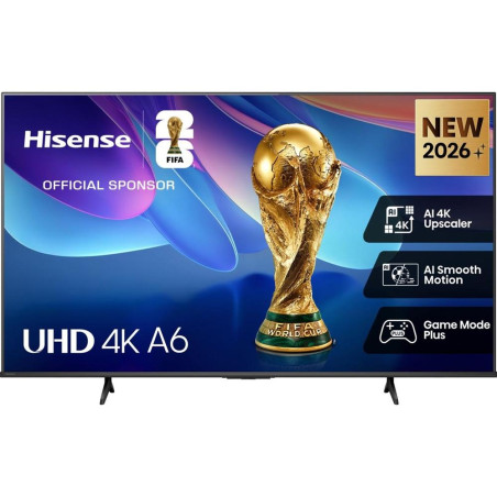 Tv hisense 43 pulgadas led 4k uhd - 43a6s - smart tv