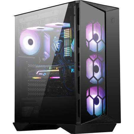Torre e - atx msi mpg gungnir 110r - 3x vent 120mm argb - cristal temp