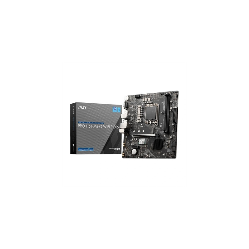 Placa base msi pro h610m - g wifi ddr4 matx 1700