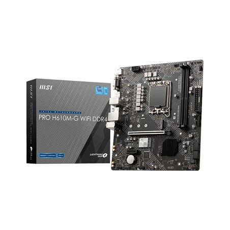 Placa base msi pro h610m - g wifi ddr4 matx 1700