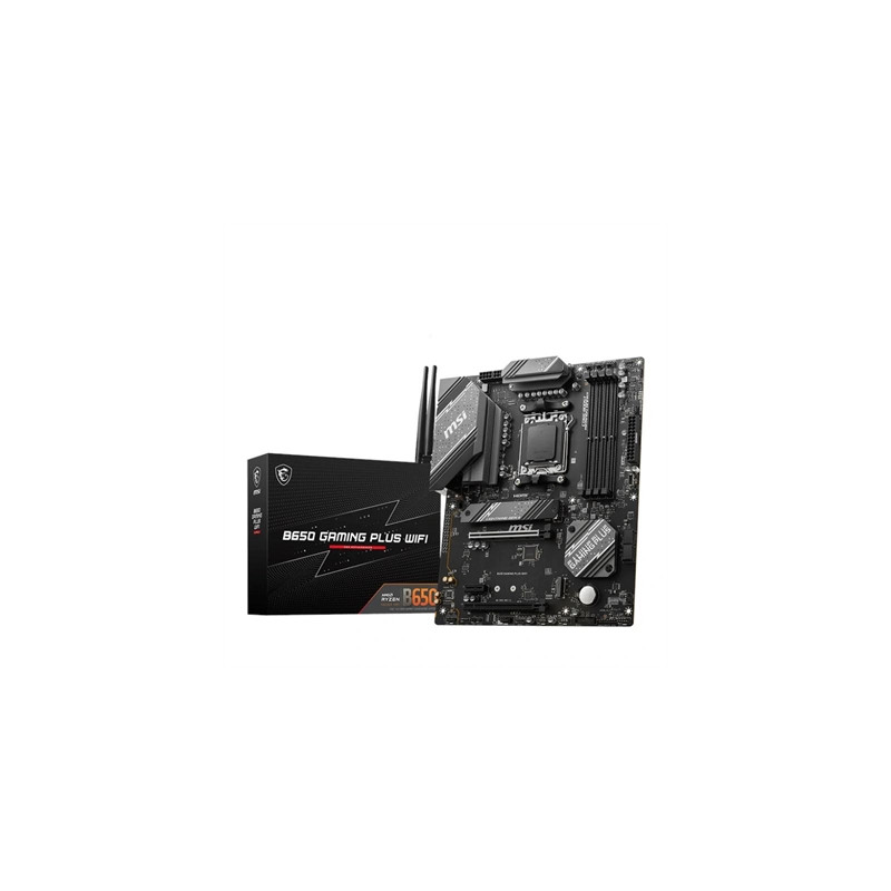 Placa base msi am5 b650 gaming plus wifi atx - 4x ddr5 - 4x sata 6gb - s - 4x usb 2.0 - 2x usb 3.2 - 1x usb tipo c