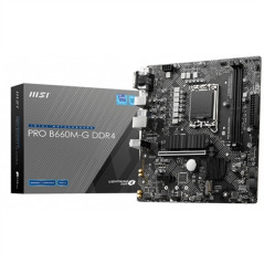 Placa base msi 1700 pro b660m - g ddr4 micro atx - 2 x ddr4 - 4 x sata