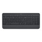 Teclado logitech signature k650 wireless inalambrico grafito