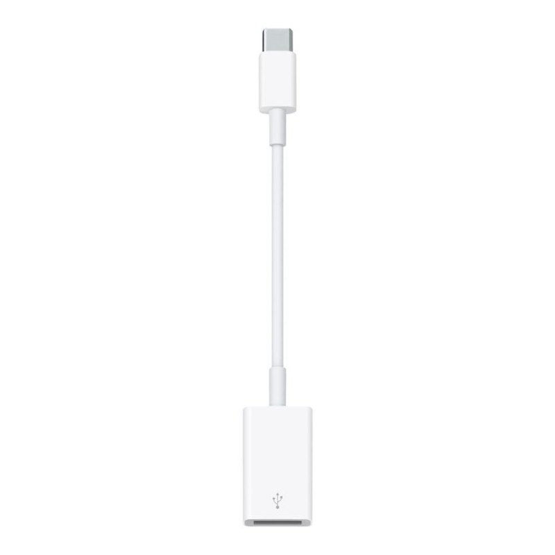 Cable usb tipo c a usb tipo a apple macho - hembra - blanco