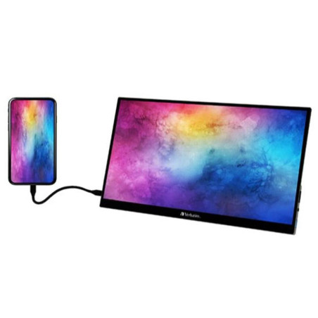 Monitor led portatil 14 pulgadas verbatim ips - fhd - hdmi - usb tipo 