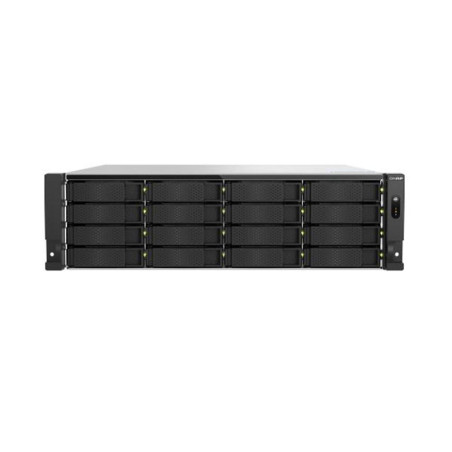 Servidor nas qnap ts - h1677axu - rp - r7 - 32g 16 bahias 3u rack giga