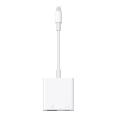 Adaptador lightning a usb tipo a - lightning apple macho - hembra