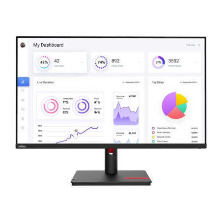 Monitor lenovo thinkvision t32p - 30 31.5 pulgadas 4k uhd 60hz