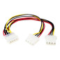 Cable lp4 startech 0.2m - macho - hembra