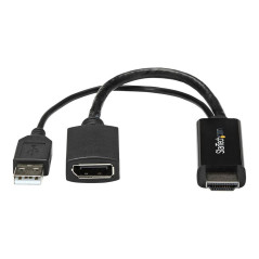 Conversor hdmi - usb tipo a a displayport startech - macho - hembra - 