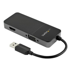 Adaptador usb tipo a a hdmi - vga startech - macho - hembra - negro - 
