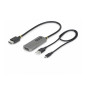 Adaptador hdmi a displayport startech 0.3m - macho - hembra - gris