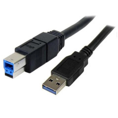 Cable usb tipo a a usb tipo b startech 3m - macho - macho - negro