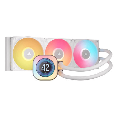 Refrigeracion liquida cpu corsair icuelink titan360rx lcd aio white cw