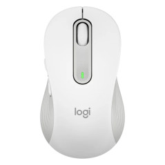 Mouse raton logitech m650 grande optico wireless inalambrico blanco cr