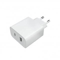 Cargador de pared xiaomi mi dual usb tipo a - usb tipo c - 33w - blanc