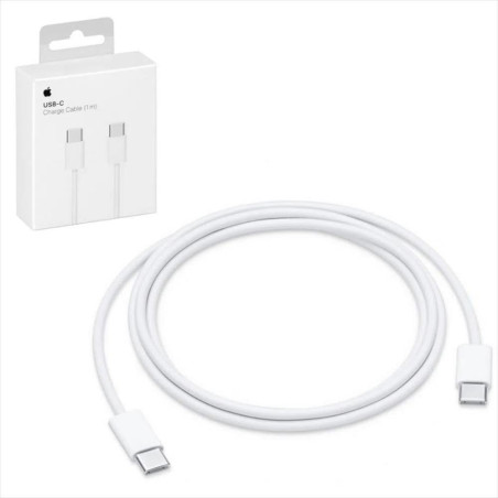 Cable original apple iphone usb tipo c a usb tipo c - 1 m - blanco