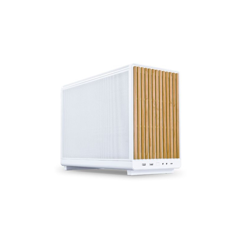 TORRE MICRO-ATX LIAN LI X DAN A3 WOOD WHITE