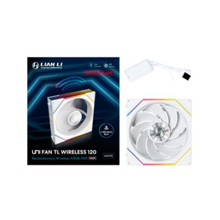 Ventilador caja gaming lian li unifan tl120 inalambrico argb 120mm bla