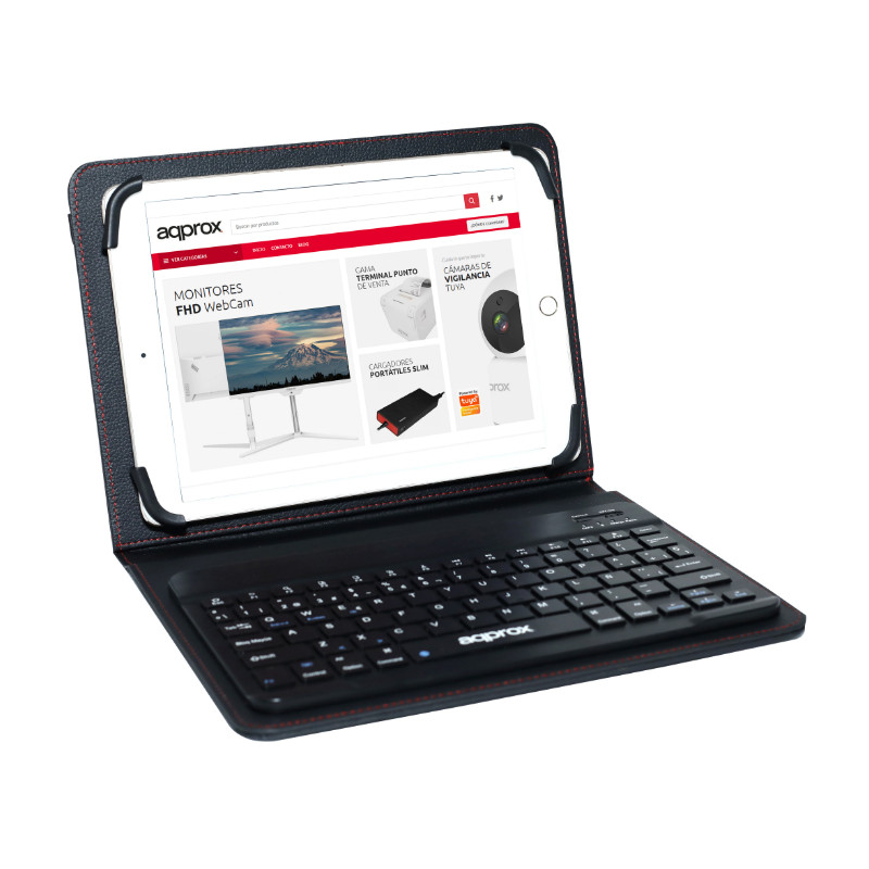 FUNDA + TECLADO BLUETOOTH TABLET 9.7- 10.1 APPROX