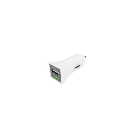 CARGADOR USB PARA COCHE 1A DESIGN BLANCO APPROX