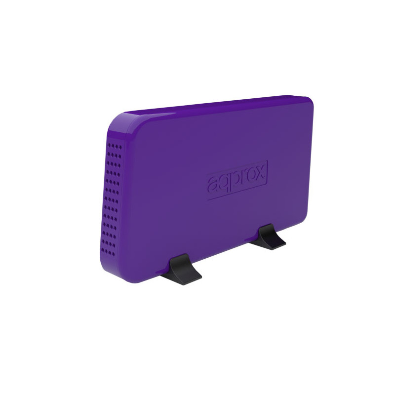 CAJA EXTERNA USB 3.5 SATA MORADO APPROX