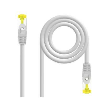 CABLE DE RED LATIGUILLO RJ45 SFTP CAT6A AWG26 3 M GRIS NANOCABLE