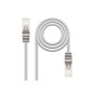 CABLE DE RED LATIGUILLO RJ45 CAT.5E FTP AWG24 2M GRIS NANOCABLE