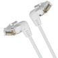 CABLE DE RED LATIGUILLO ACODADO RJ45 UTP CAT6A AWG32 1 M BLANCO VENTION