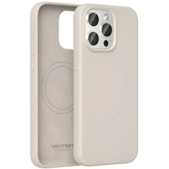 FUNDA SILICONA MAGSAFE IPHONE 14 PLUS GRIS GRAVA VENTION