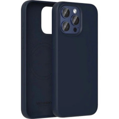 FUNDA SILICONA MAGSAFE IPHONE 15 PLUS AZUL MEDIANOCHE VENTION