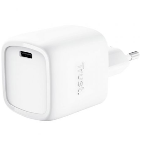 CARGADOR PARED/VIAJE USB-C 30W MAXO BLANCO TRUST