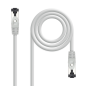 CABLE DE RED LATIGUILLO SSTP CAT8.1 AWG26 1.5 M GRIS NANOCABLE