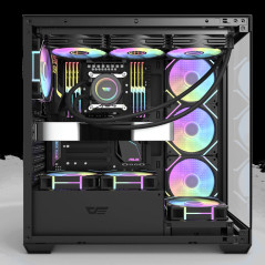 CAJA SEMITORRE ATX DS900 RGB NEGRO DARKFLASH