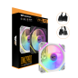 VENTILADOR AUXILIAR DM-12 120 PRO A-RGB BLANCO DARKFLASH