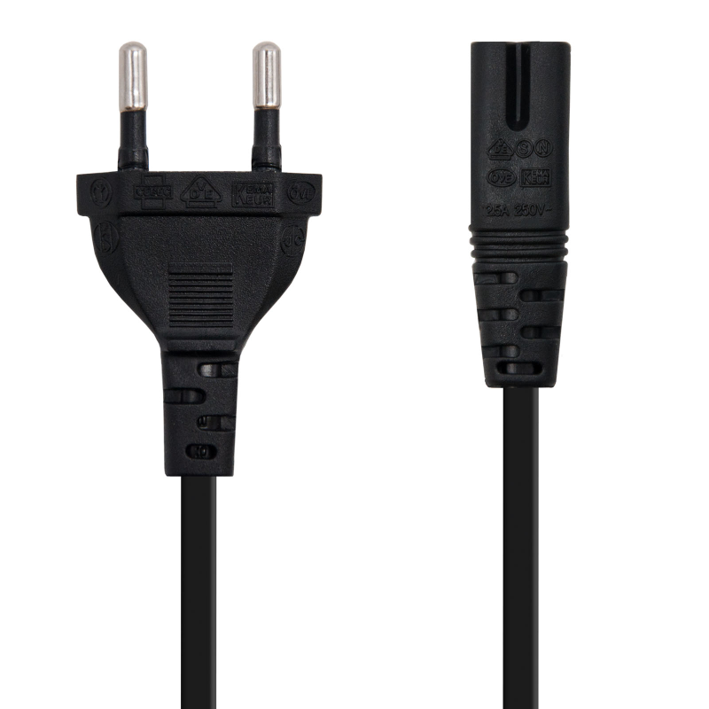 CABLE ALIMENTACION FORMA 8 CEE7/16/M-C7/H 3 M NANOCABLE