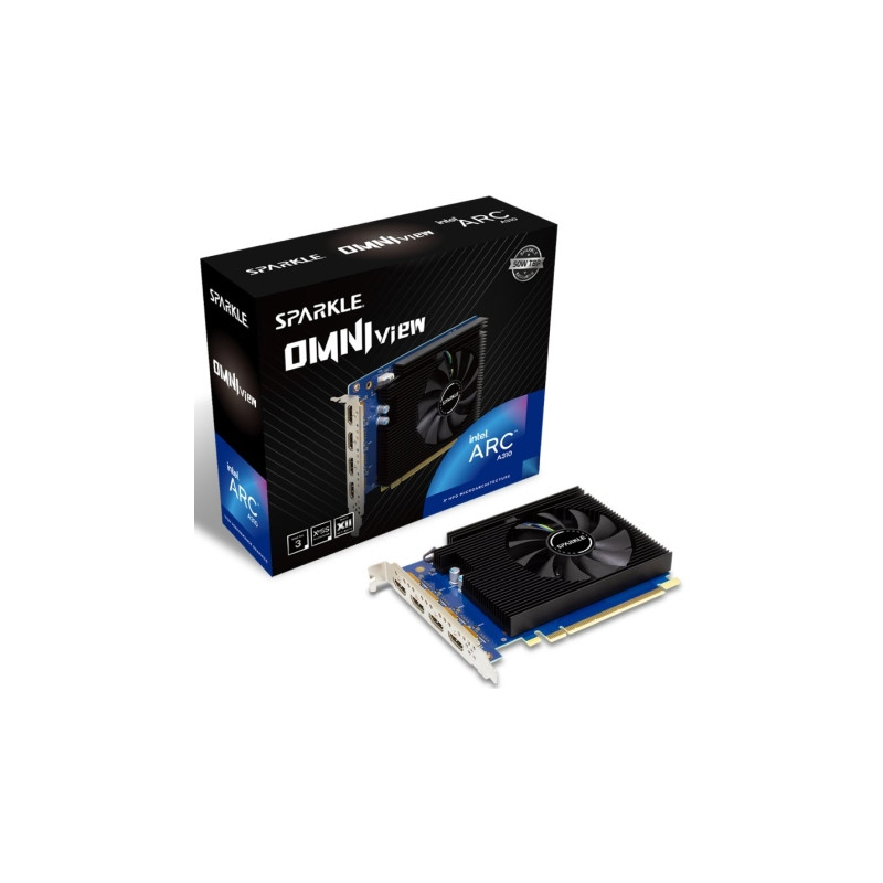 VGA INTEL ARC A310 OMNI VIEW GDDR6 4 GB 4xHDMI SPARKLE
