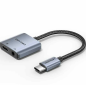 ADAPTADOR AUDIO USB-C/M JACK 3.5/H GRIS VENTION