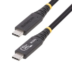 Cable usb tipo c startech 0.50m - macho - macho - negro
