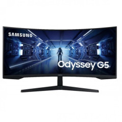 Monitor gaming led 34 pulgadas samsung odyssey g5 lc34g55twwpxen curvo